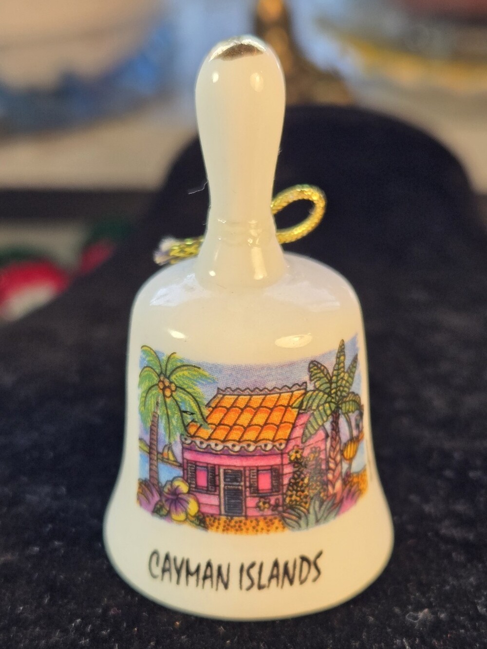 Cayman Islands Ceramic Decorative Mini Bell